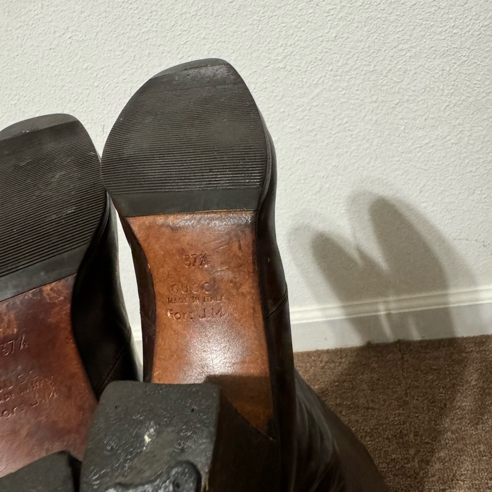 Gucci Women's Boots Shoes 37.5 - Picture 4 of 13